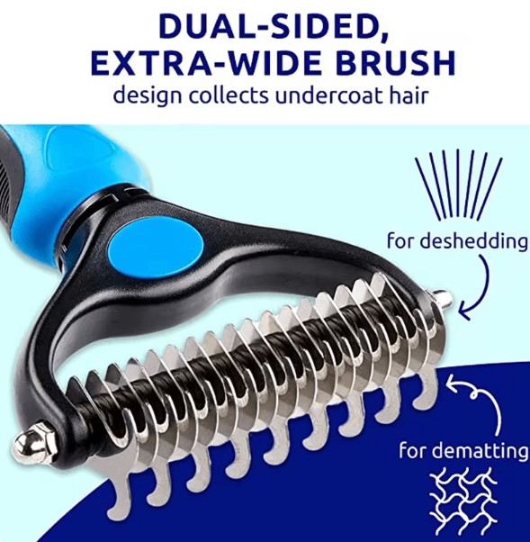 Brosse démêlante double face
