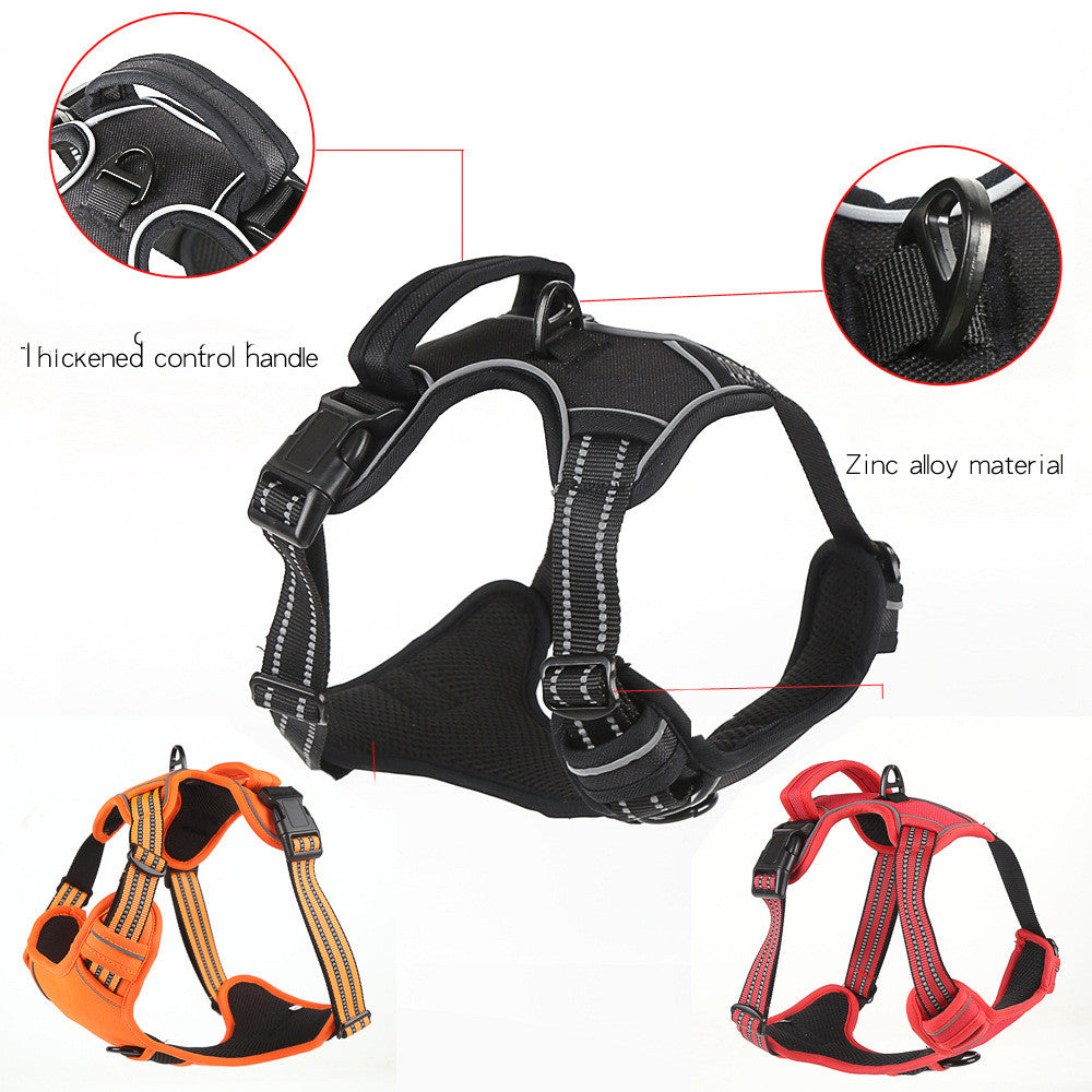 Harnais Réfléchissant Anti traction pour Chien