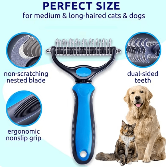 Brosse démêlante double face