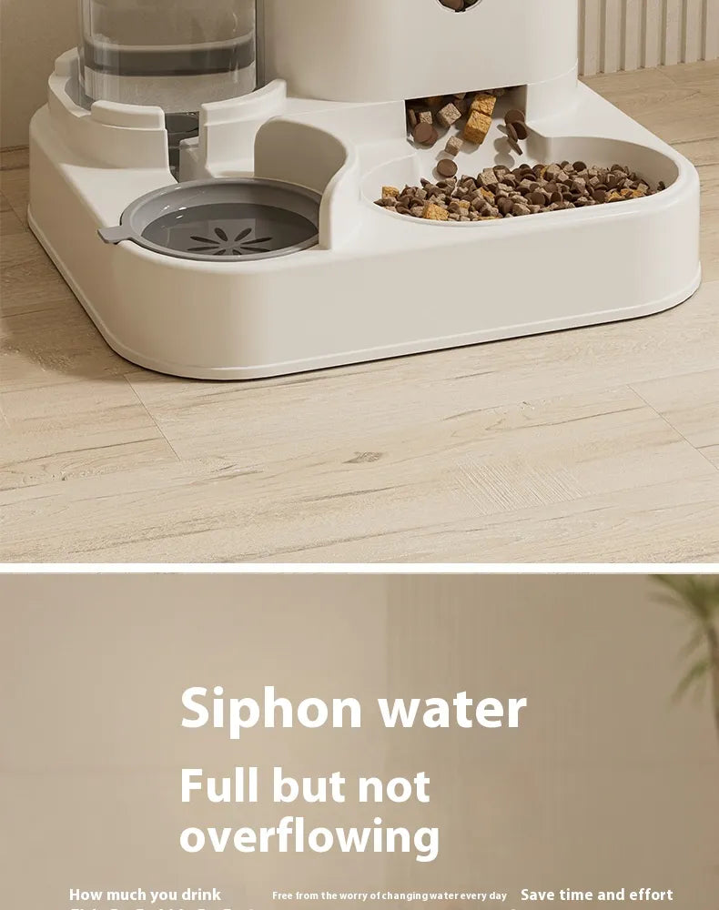 Distributeur automatique 2-en-1 — Nourriture, hydratation
