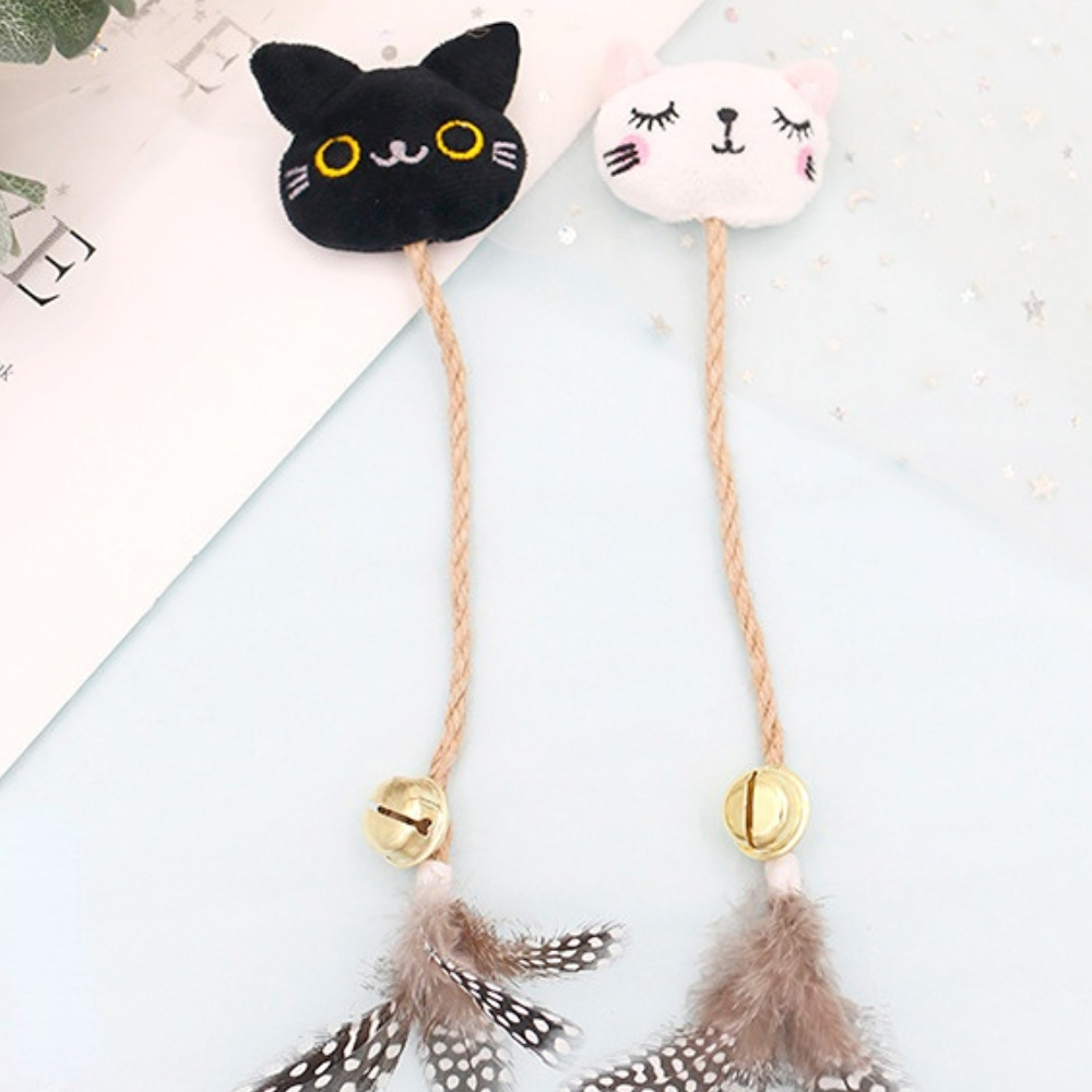 Jouet pour chat avec plume & clochette