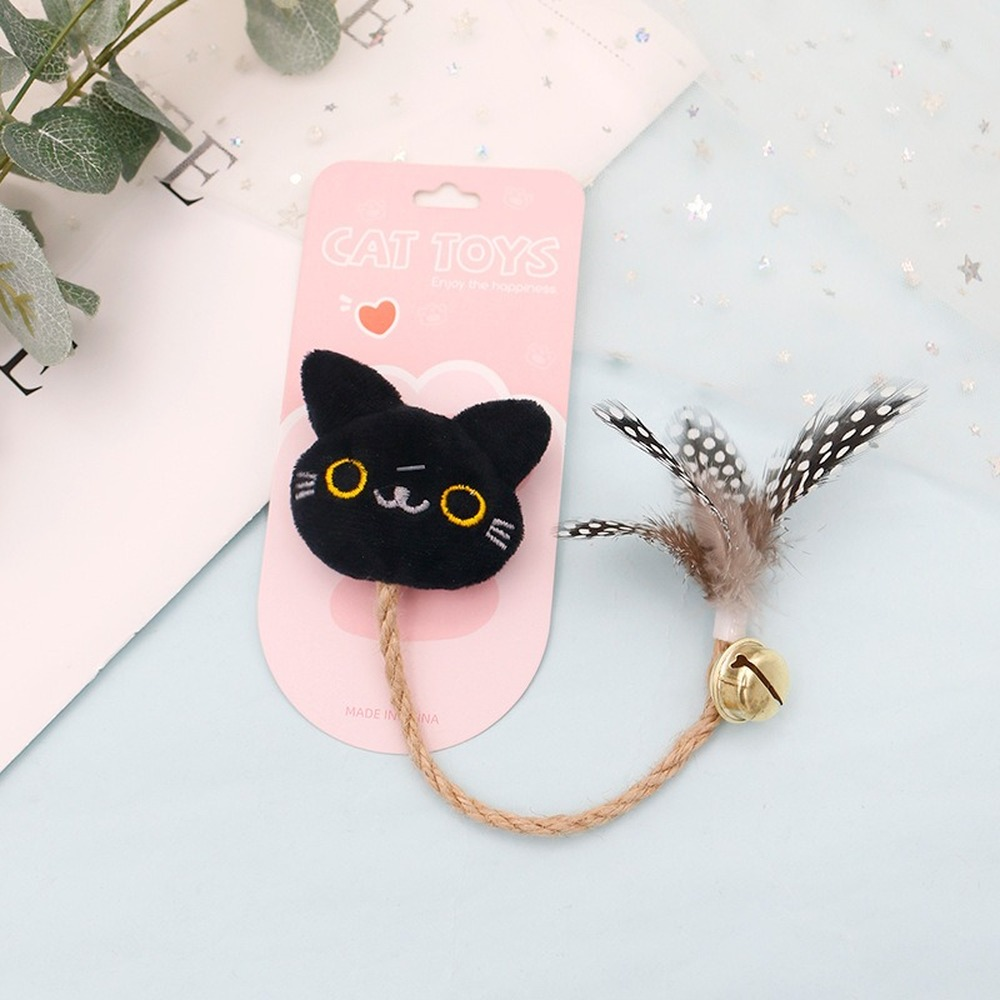Jouet pour chat avec plume & clochette