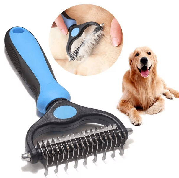 Brosse démêlante double face