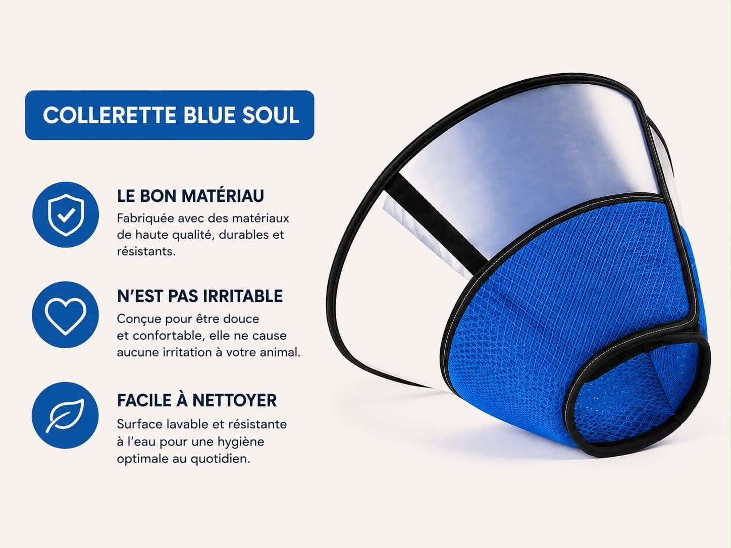Collerette Blue Soul pour Chien