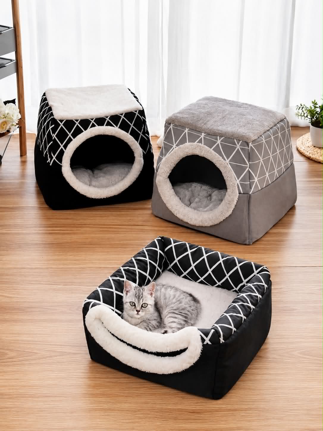Couche Hublot pour Chien et Chat - Double Usage