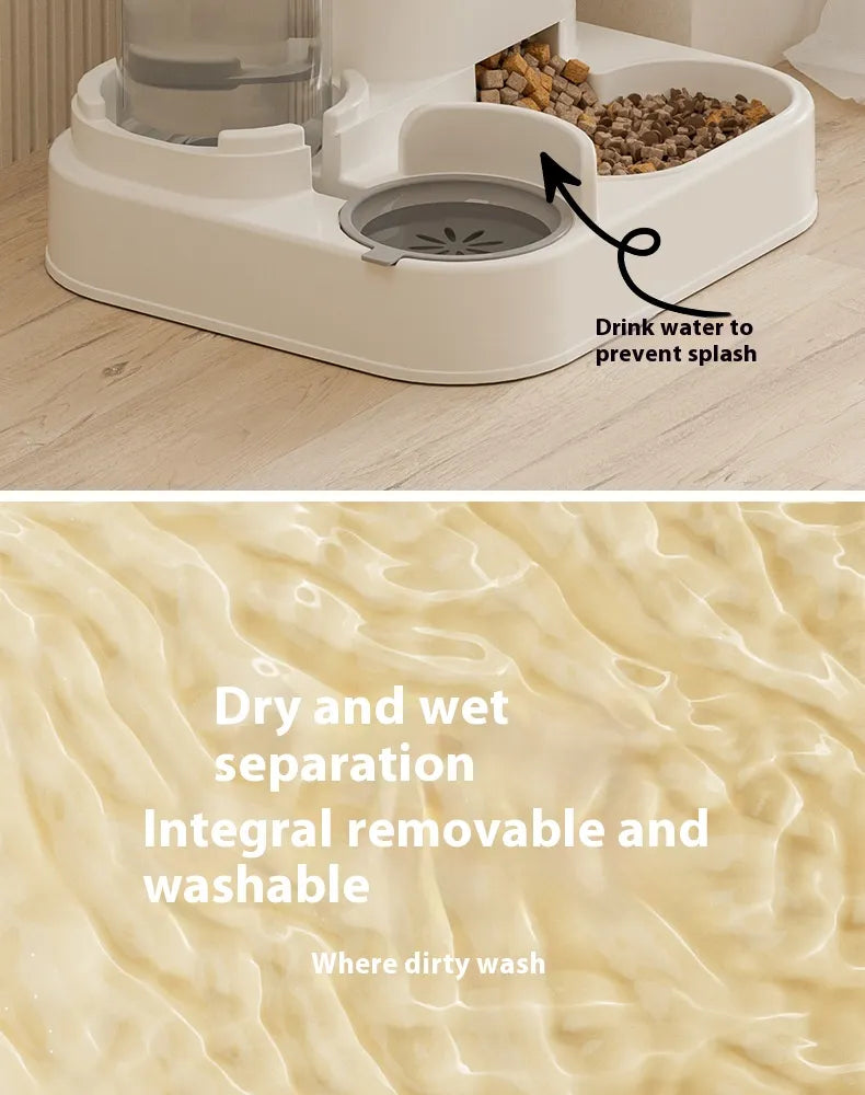 Distributeur automatique 2-en-1 — Nourriture, hydratation